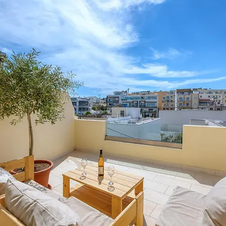 Charming Penthouse With 3 Sun Terraces Jcut2-1 דירה *